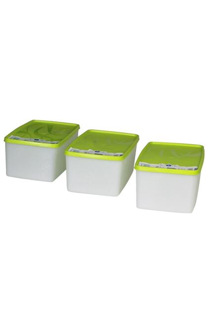 Alaska Nofrost Storage Container 3.5 Liter 3-Piece Green