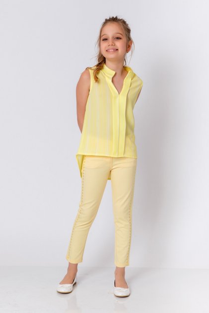 Girl's Yellow Trousers
