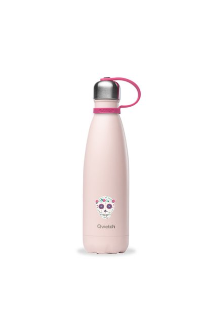 Qk9003 Kids Isı Yalıtımlı 500ml Termos - Kafatası Desenli