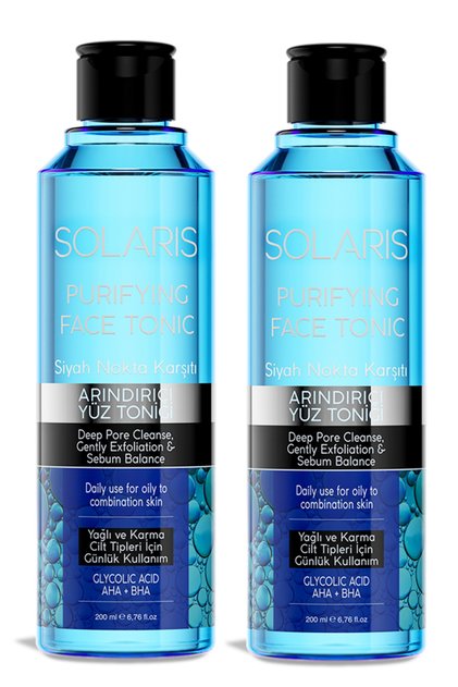 Anti-Blackhead Purifying Facial Cleansing Tonic with Ceramide Content 200 ml