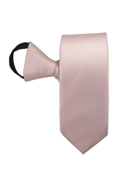 Powder Eyelet Patterned Zippered Tie
