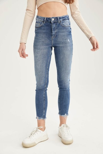 Vintage Skinny High Waist Jean Pants