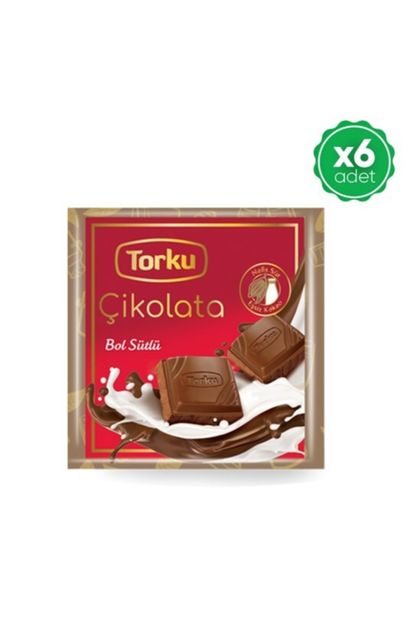 Torku Kare Bol Sütlü Çikolata 65 gr X6 - 1