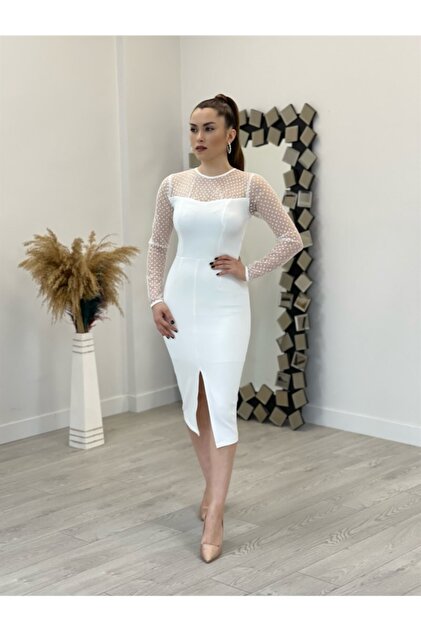 white line dress 3D Flowers White Corset A-line Long Dress  Ohmollydress
