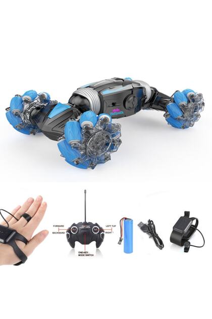 アキヨ hediyecik 360 Derece Dönen El Sensörlü Kumandalı Akrobatik Araba