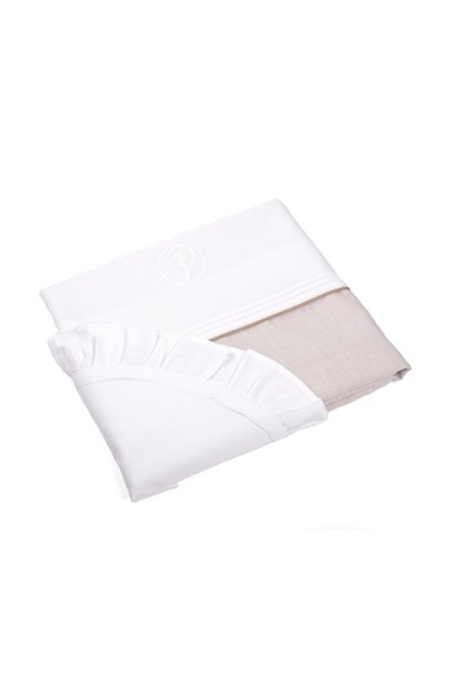 Oxford Taupe Baby Crib Bedding Set 80x80