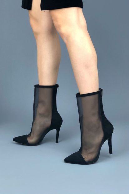 Genel Markalar Kadın Siyah Rolando Topuklu Ayakkabı - 2