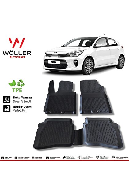 Wöller Kia Rio Paspas 2017 Sonrası 3d Havuzlu Paspas - Fiyatı
