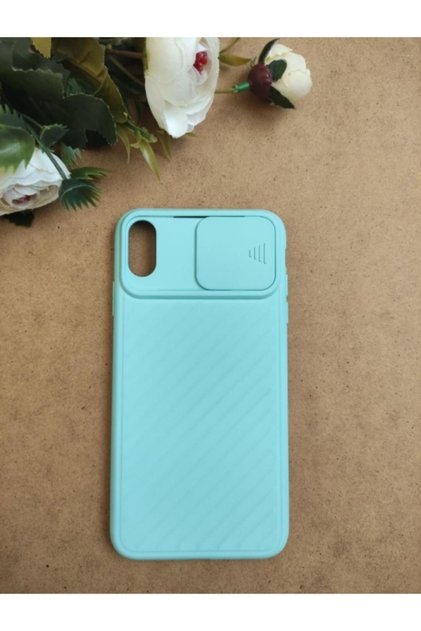 Aksesuarda Moda Iphone Xs Max Uyumlu Kamera Korumalı Sürgülü