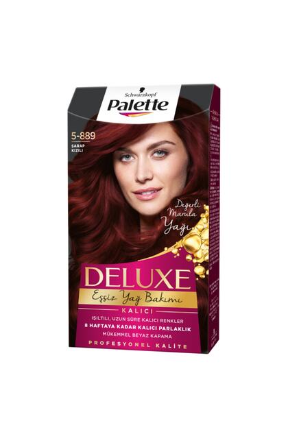 Palette Deluxe 5-889 Şarap Kızılı 6281031271858 - Fiyatı, Yorumları