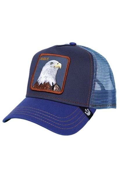 Chapka Unısex Mavi Baskılı Şapka - 1
