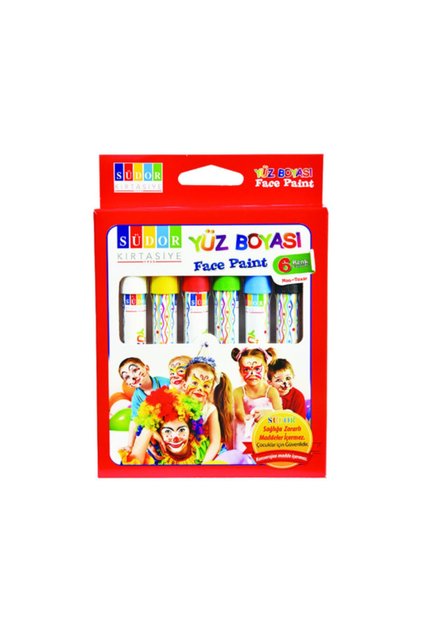 Yüz Boyası 6 Renk