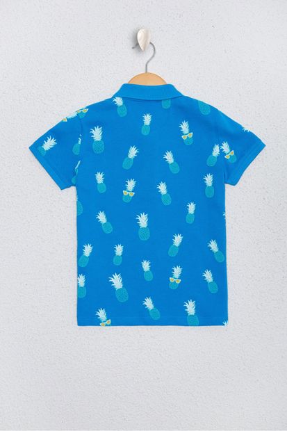 U.S. Polo Assn. Mavi Erkek Çocuk T-Shirt - 2