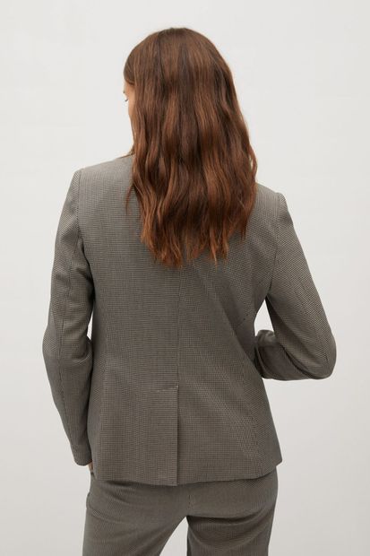 MANGO Woman Kadın Kahverengi Blazer Ceket - 2