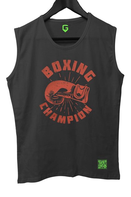 تيشيرت رياضي بدون أكمام بدون أكمام من Boxinchamp