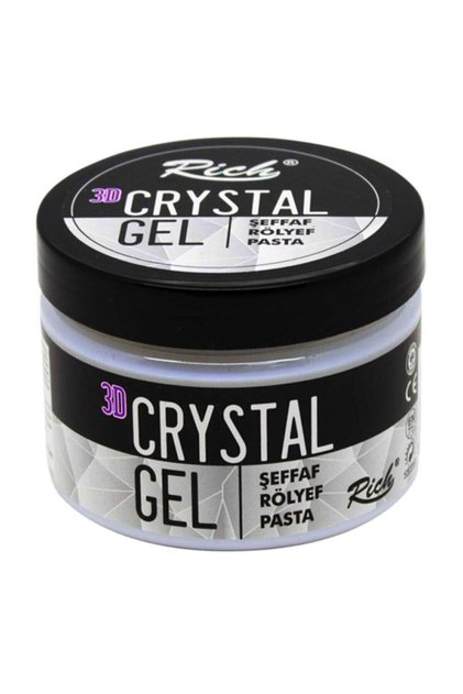 3d Kristal Jel Şeffaf Rölyef Pasta 150 Cc 11377