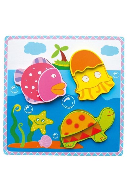 Mutlu Deniz Puzzle (3-d)