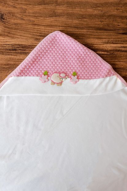 TangModa Hastane Çıkışı Kız Bebek Kıyafeti Yeni Doğan Bebek Hediyesi 10 Parça Bebek Tulum Battaniye Giyim Set - 4