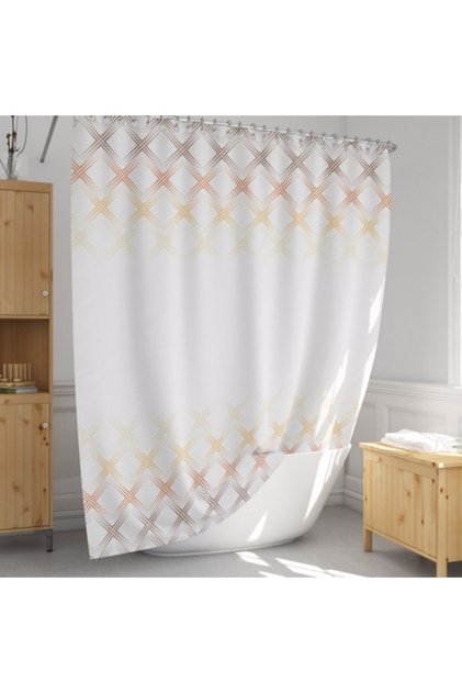 Bathroom Shower Curtain Double Wing 2x100x200 cm