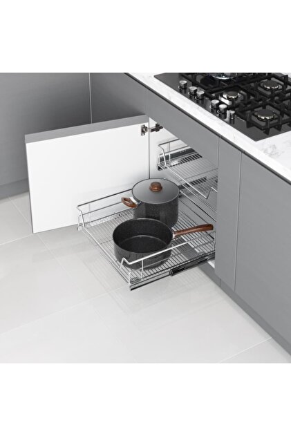 Starax Bağımsız Tls. Raylı Çekmece 60 Cm (FR.)-krom - Fiyatı
