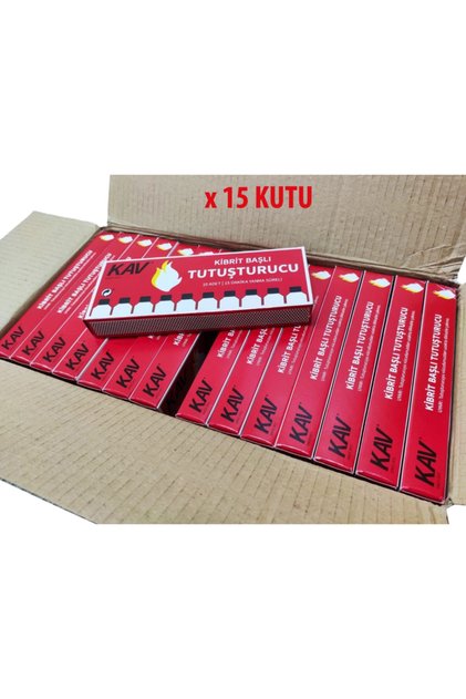 Orijinal Kibrit Başlı Tutuşturucu 10 Lu X 15 Kutu