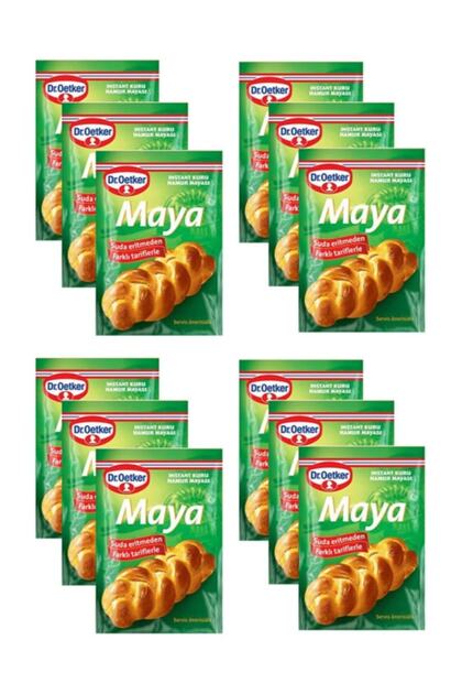 Instant Kuru Maya 10 Gr X 12 Paket