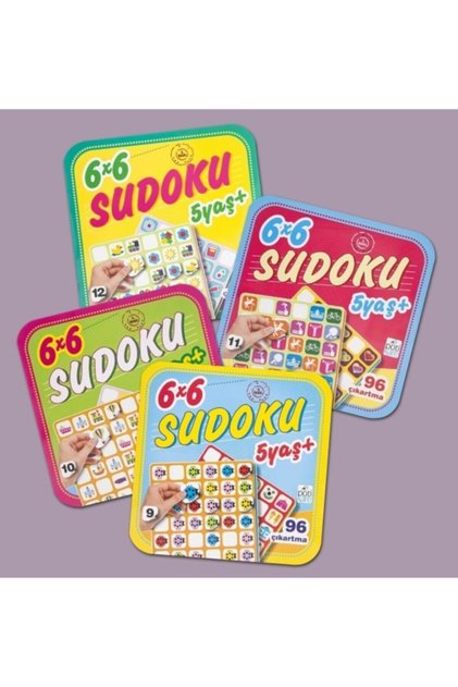 6x6 Sudoku +5 Yaş 4 Kitap Set