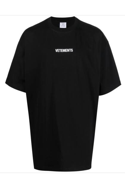 Vetements Logo Patch Siyah Oversize T-shirt - Fiyatı, Yorumları