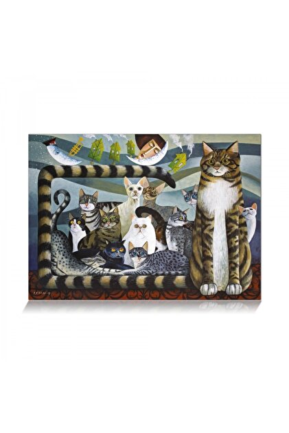 Star Oyun Cat Family Puzzle, 500 Piece Star Game 1100622- Trendyol