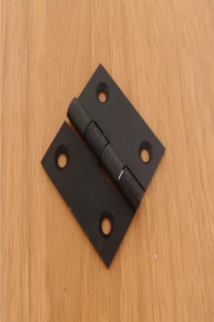 Yaprak Menteşe Alüminyum Menteşe Siyah 4x1.5 Cm