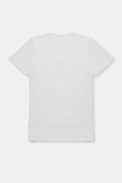 Ers032 O-Neck T-Shirt 2-Piece White 2