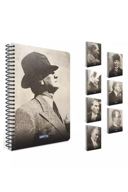 Ataturk Hard Cover 17X24 100 Squares