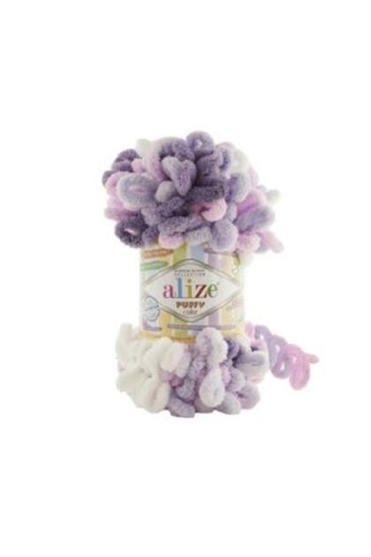 Puffy Color Hand Knitting Thread 1 Pack of 5