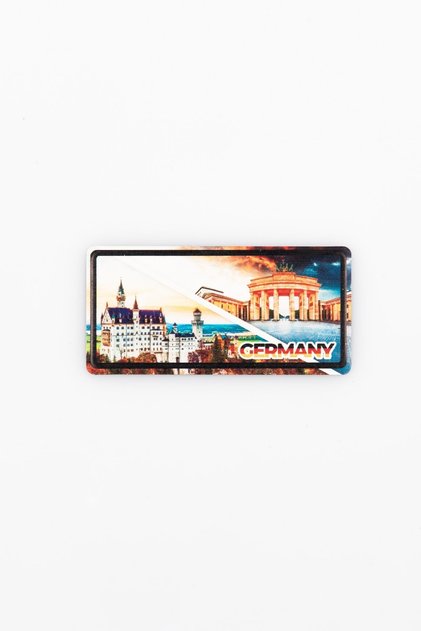 Almanya Temalı Plaka Magnet