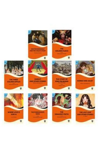 English Stage 2 10 Books (With Practice and Dictionary Addition)