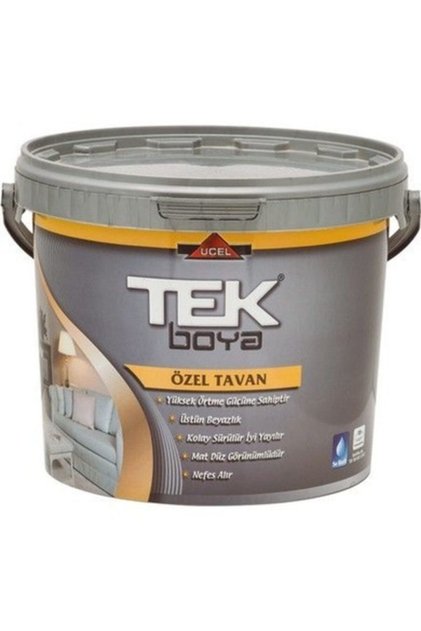 Tek Tavan Plastik Boya Beyaz 17,5 kg
