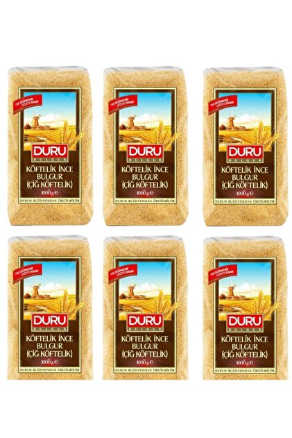 Köftelik Ince Bulgur (çiğköftelik) 1 Kg X 6 Adet