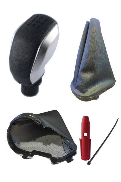 Logan 2 Sandero 2 Sports Gear Shift Knob and Gaiter Silver Model