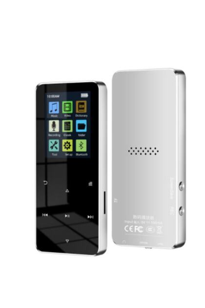 Bluetooth Mp3-mp4 Player Ses Ve Hoparlör Çalar Fm Radyolu Şarjlı Dahili 8gb
