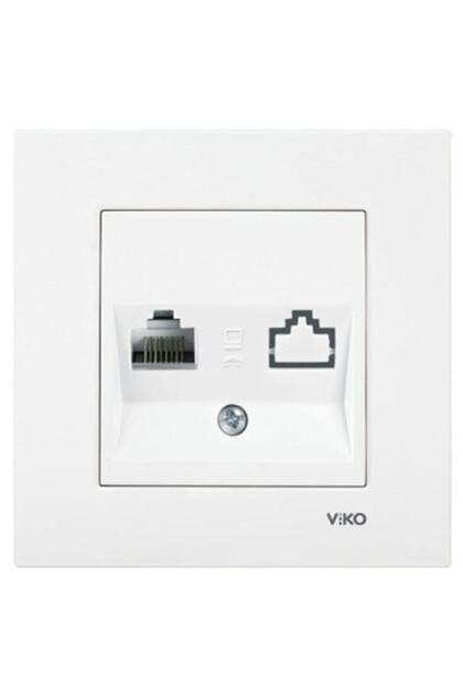 Viko Karre Tekli Nümeris Cat3 Priz Beyaz 90967013