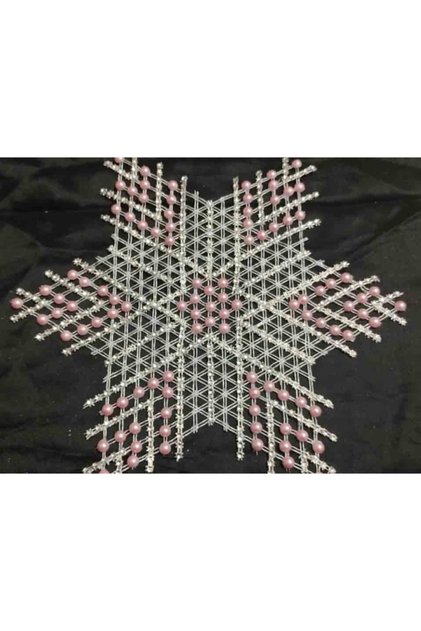 1 Piece Pulley Beaded Star Napkin Lace Tsrm21-1