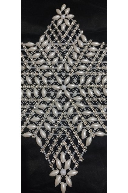 1 Piece Pulley Beaded Star Napkin Lace Tsrm3-1