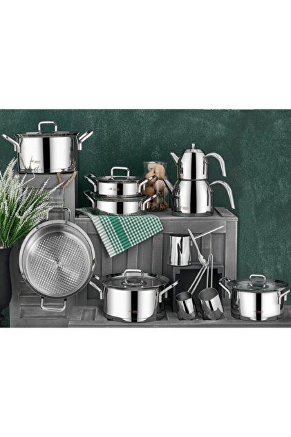 Aryıldız İndüksiyon Ocakta kullanılabilir Chef Prestige 20 Parça