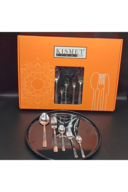 Genel Markalar 60 Parça Kaşık Çatal-kuşkanadı Hediye Çeyiz Set