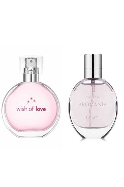 Avon Aromania Lilac 30ml Kadın Parfüm Ve Wish Of Love 50ml Kadın