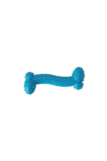 11 Cm Blue Flexible Dog Bone Teether Toy