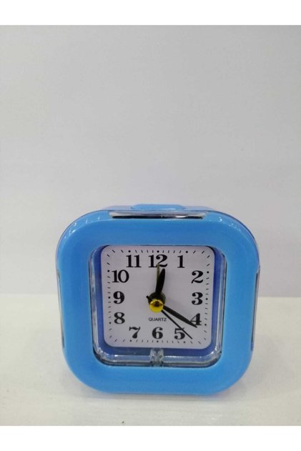 Kare Nostalji Alarmlı Dekoratif Çalar Işıklı Masa Saati