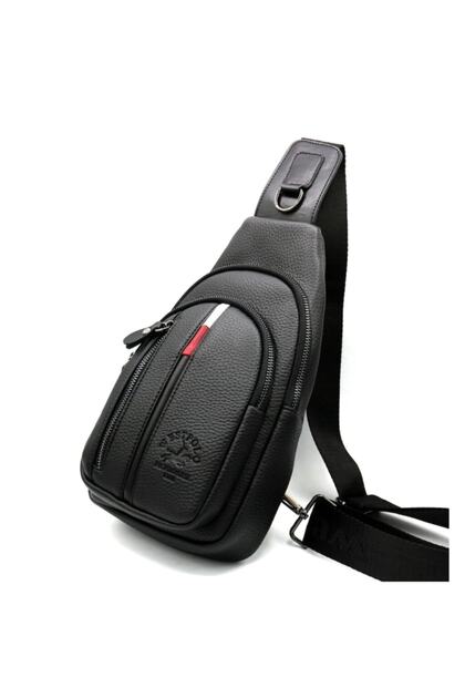 Black Men's Bady Bag Cross Shoulder Bag6227006