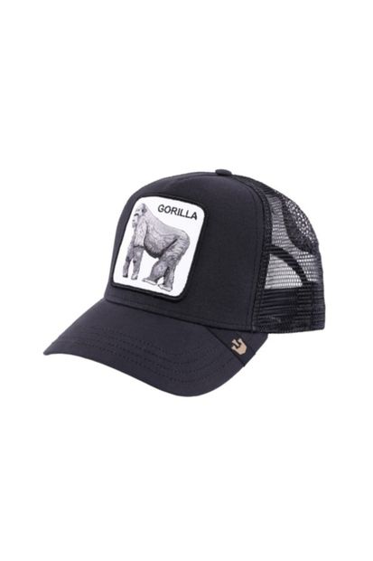 SYT Gorilla Işlemeli Fileli Spor Unisex Şapka Hayvan Figürlü Şapka - 1