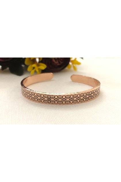 Pure Copper Bracelet Tulip Model - Suitable for All Wrists Unisex